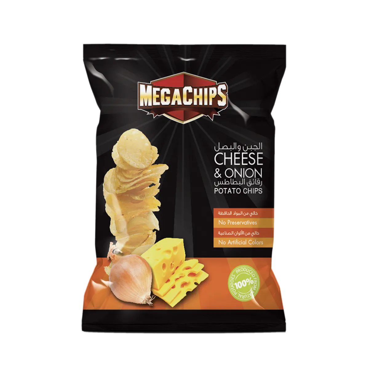 Mega Chips Cheese & Onion 12 x 90 gms