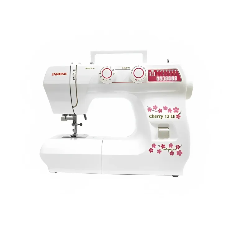 Janome Cherry Electric Sewing Machine 12Le White
