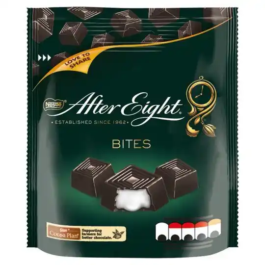 NESTLE AFTER EIGHT BITESIZE POUCH BAG 
