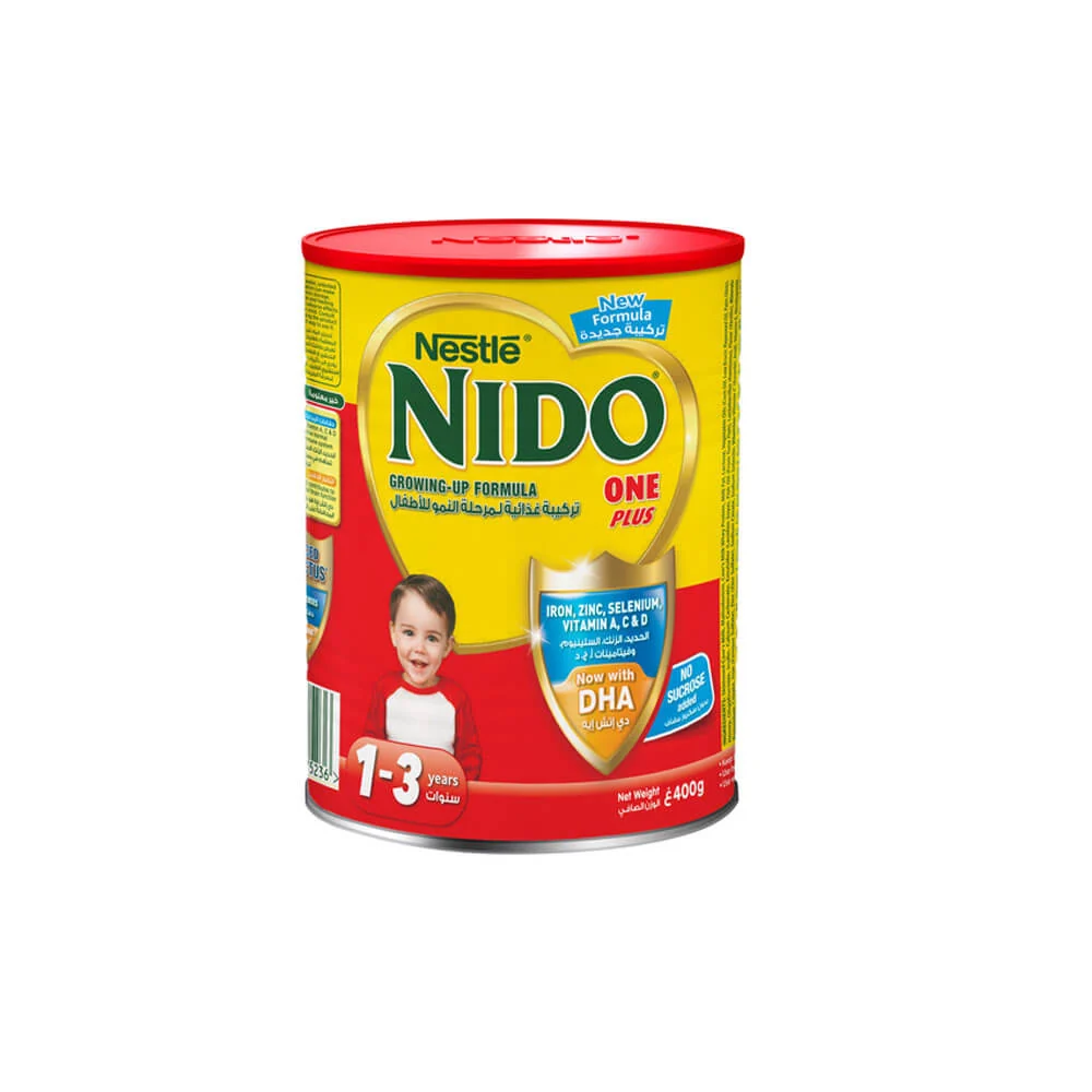 Nestle Nido One Plus growing Up Milk Powder for Toddlers 1-3 years 400g