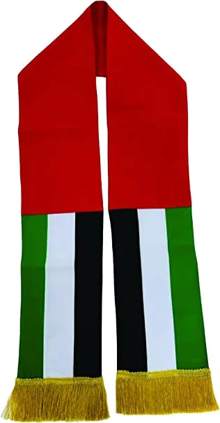 UAE National Day Flag Scarf (47X15.5cm)