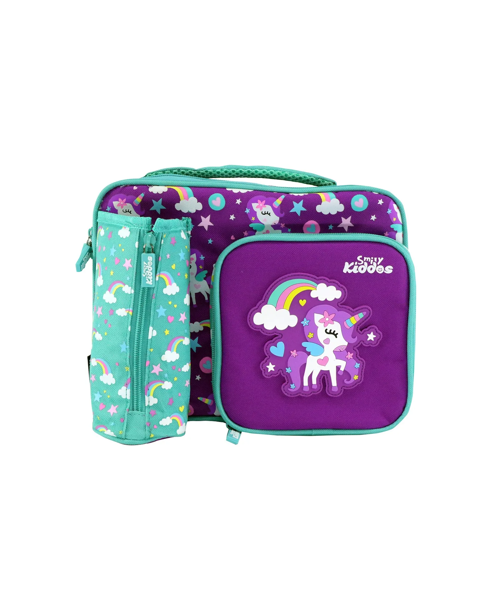 Smily Multi Compartment Lunch Bag_Purple