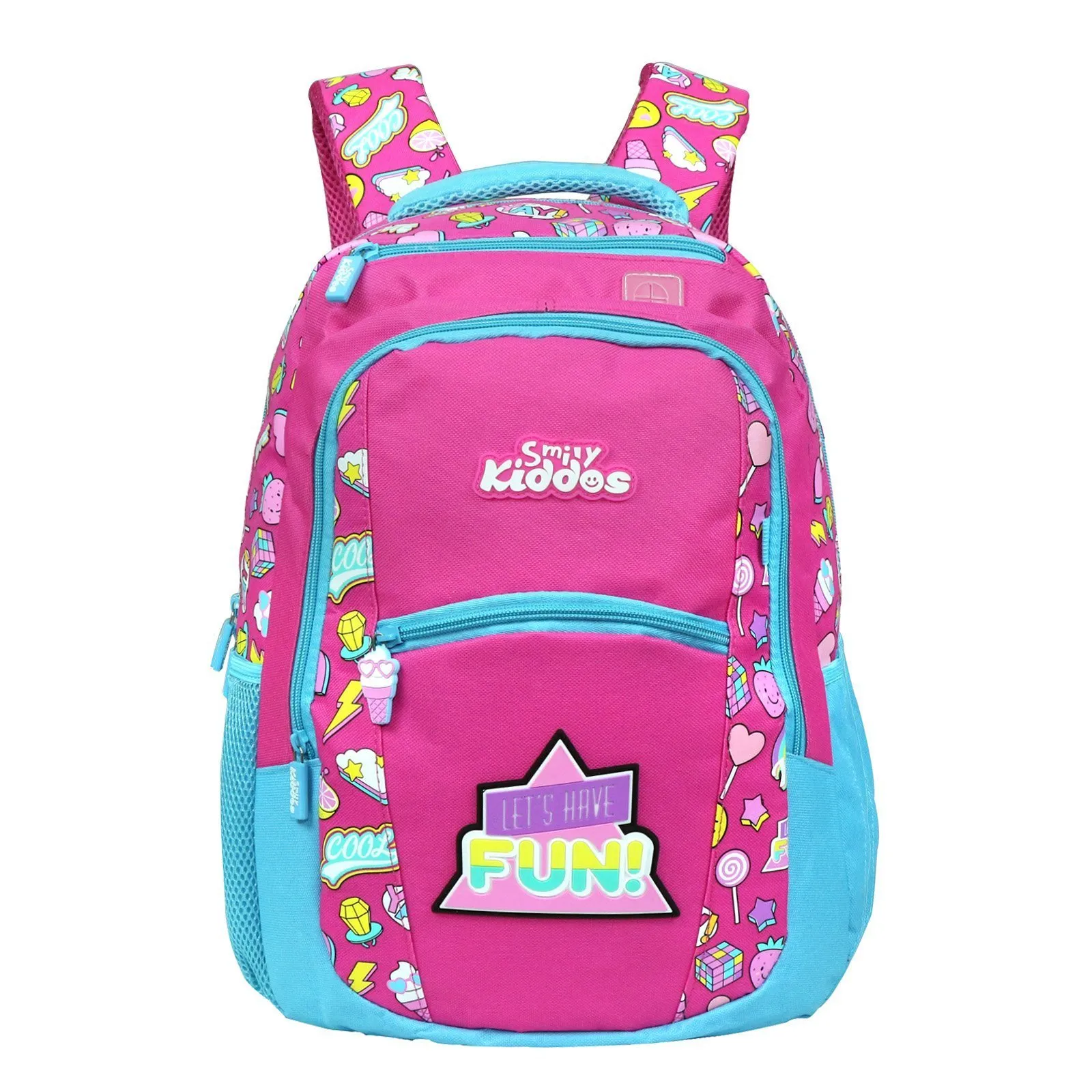 Smily Dual Color Backpack_Razzle Dazzle Rose