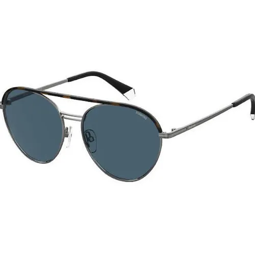 Polaroid Core Sunglasses PLD 2107/S/X 06LB C3 Ruthenium / Blue Polarized 56X15X145