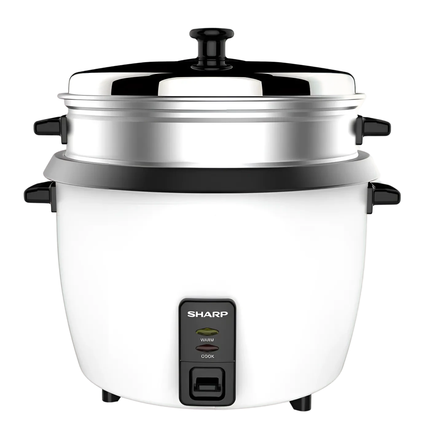 Sharp 1L Rice Cooker with Steamer KS-H108G-W3