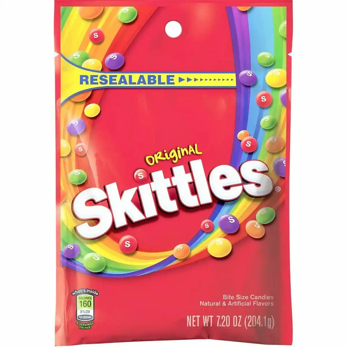 Skittles Original Candy 7.2oz Bag