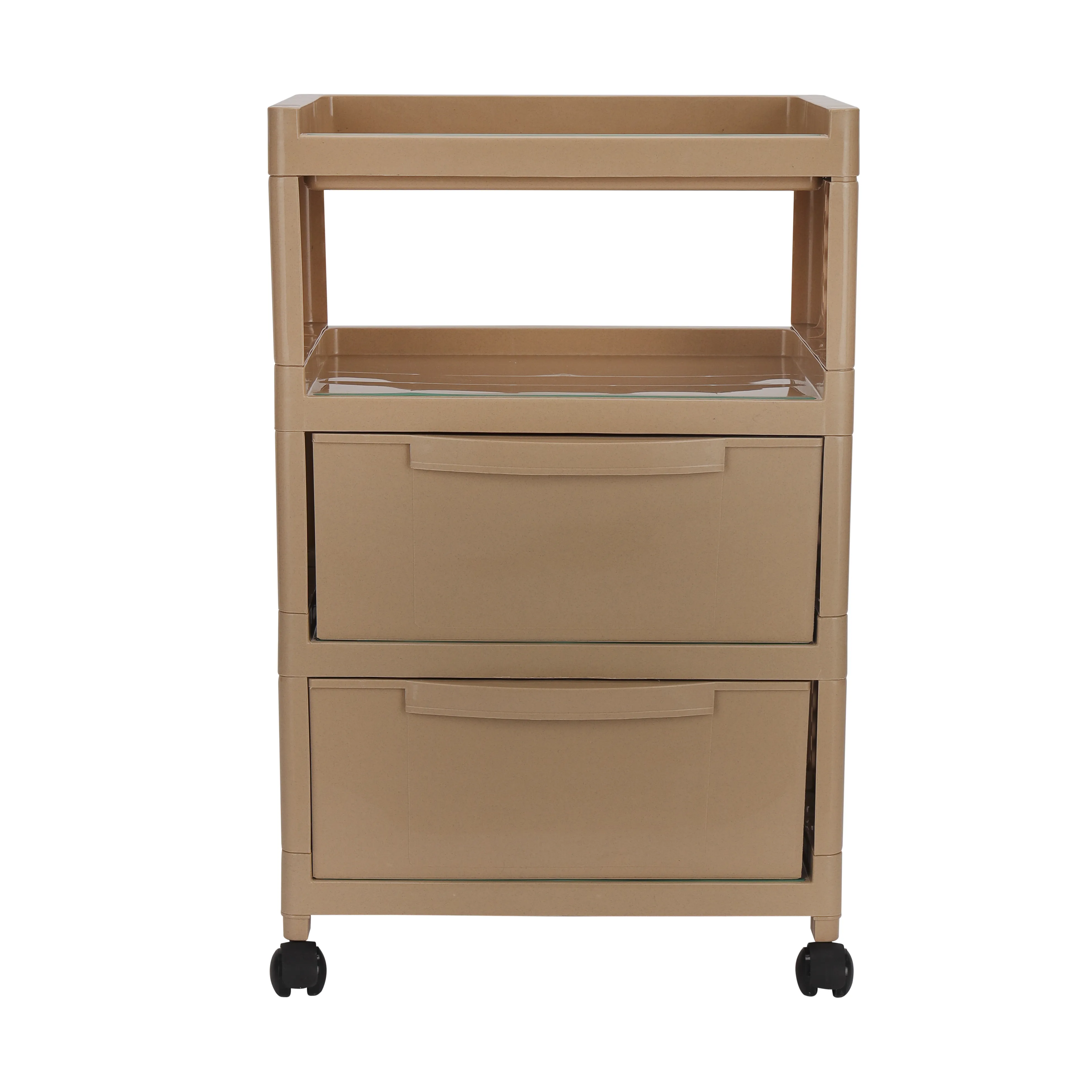 Royalford Three Layer Storage Cabin, RF10435 Portable & Lightweight Storage Organizer Shelf Stackable Cabinet