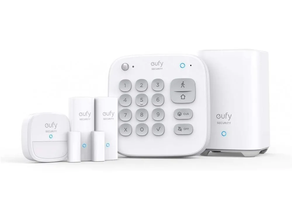 Anker Eufy Security 5 Piece Home Alarm Kit T8990321