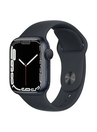 Apple Watch Series 7 GPS 45mm Aluminium Case with Sport Band Midnight