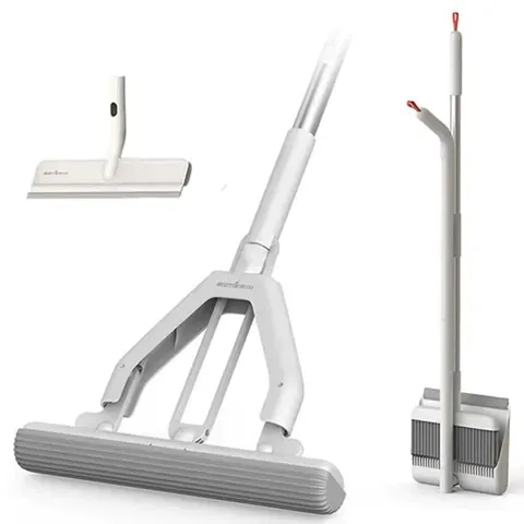 QJ100 3 in 1 Multifunction Cleaning Broom Kit White