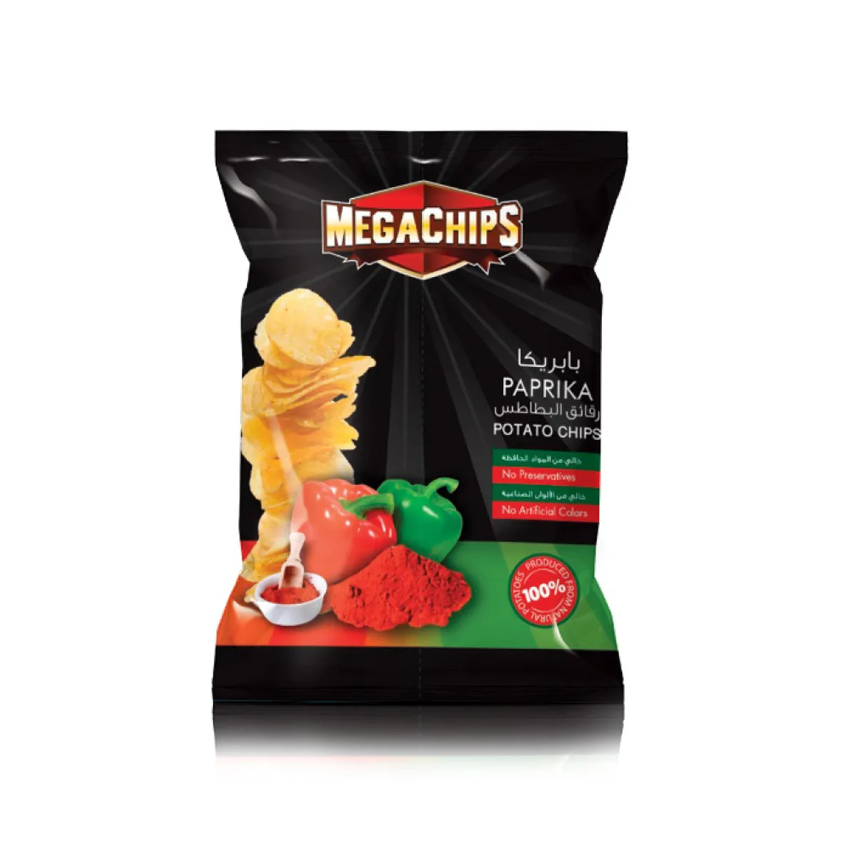 Mega Chips Paprika 48 x 40 gms