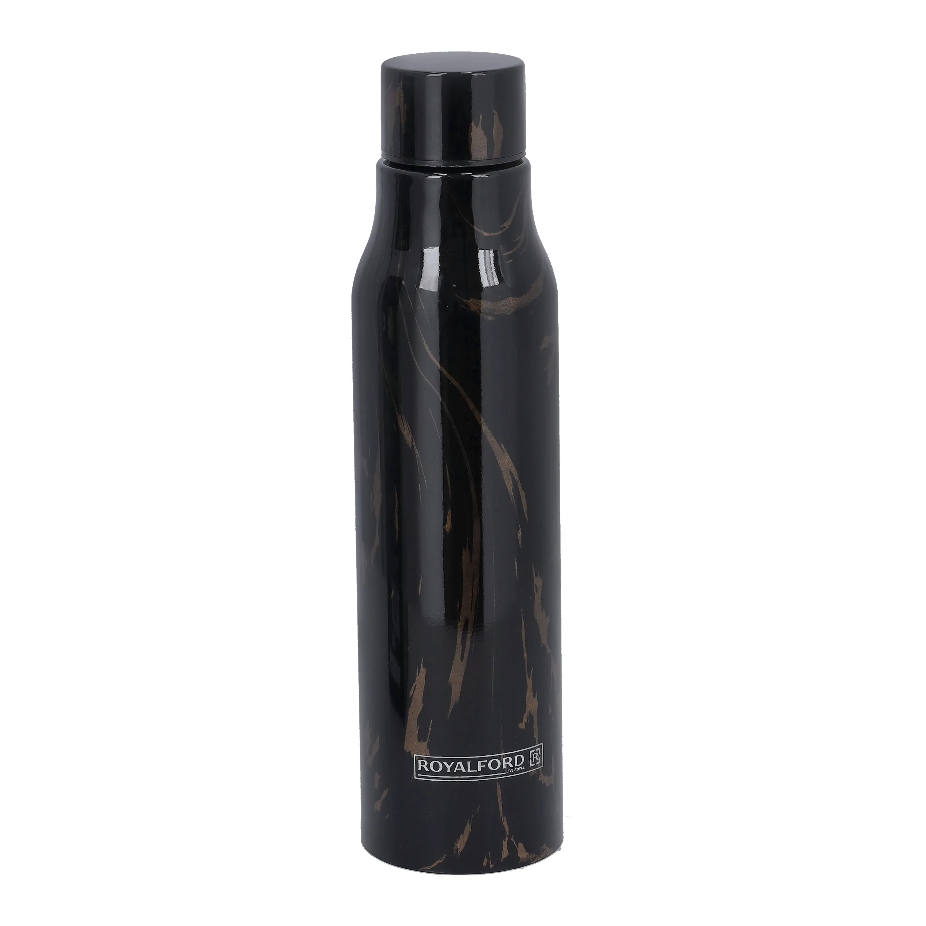 Royalford Stainless Steel Water Bottle, Silicon Sealing Ring, RF10019 Odour Free 1000ml Durable Body Ideal for Hiking, Camping, Office and School Purpose Preserve Flavour and Freshness