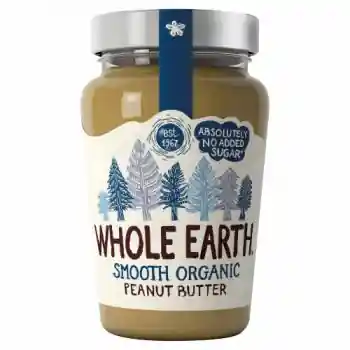 Whole Earth Smooth Organic Peanut Butter 340g