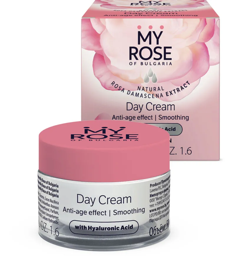 My Rose of Bulgaria Day Cream Anti Aging_ Essential Care and Smoothing _ 50ml