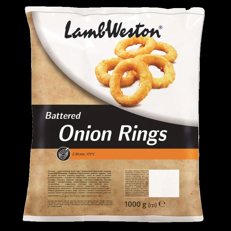 Lamb Weston Battered Onion Rings - OR3/LW489