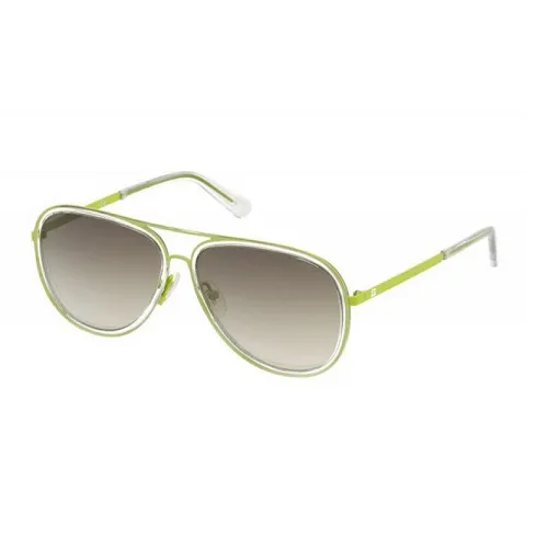 Guess Sunglasses GU6982 93Q 64X13X150 Shiny Light Green / Green Mirror