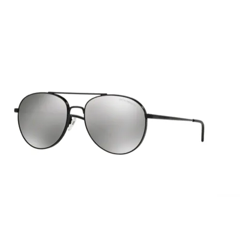 Emporio Armani Sunglasses EA2040 30146G Black / Light Grey/Mirrored Silver 58X17X145