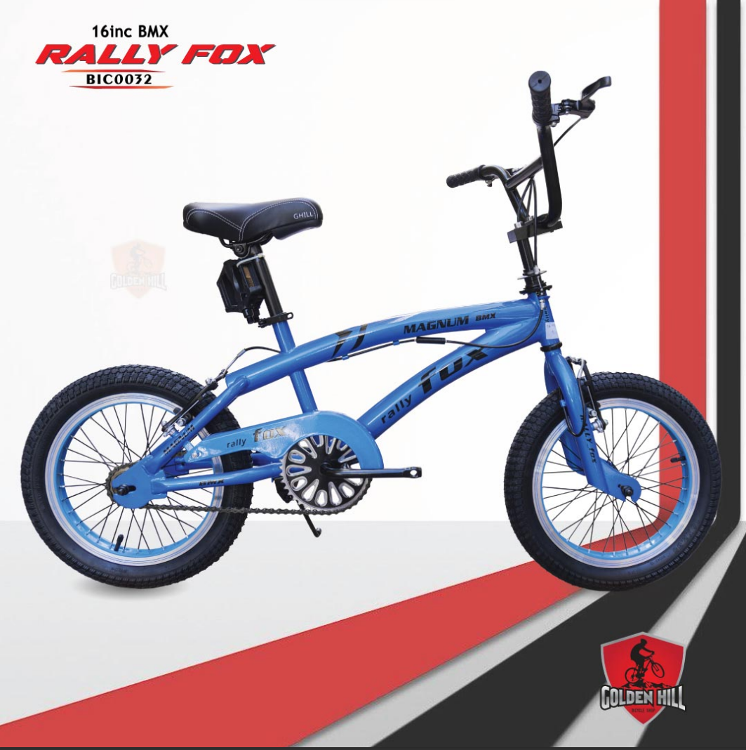 RALLY FOX BICYCLE 16 inch BMX FREE STYLE F-420 W/ROTOR