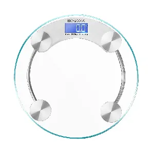 Personal Glass Scale 180kg ClearSilver