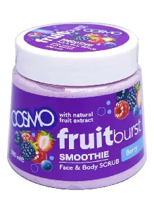 12Piece Fruitburst Smoothie Face And Body Scrub With Berry 12x500ml