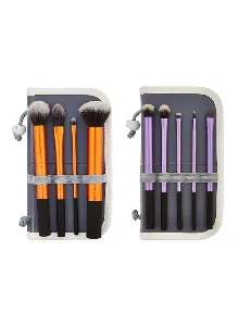 Brush Set With Case PurpleGoldBlack