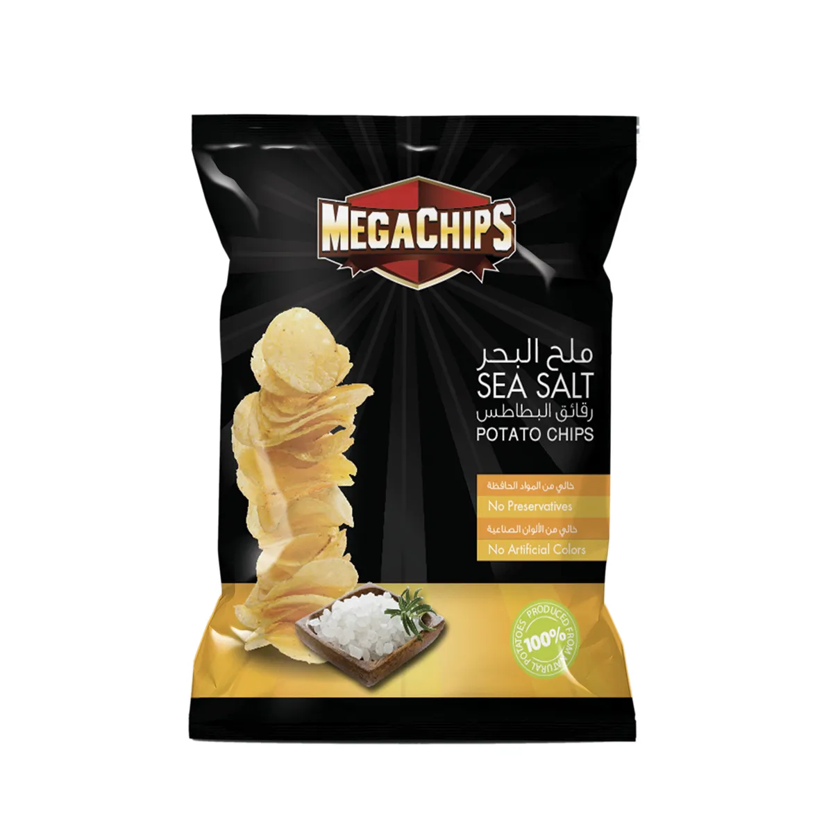 Mega Chips Sea salt 48 x 40 gms