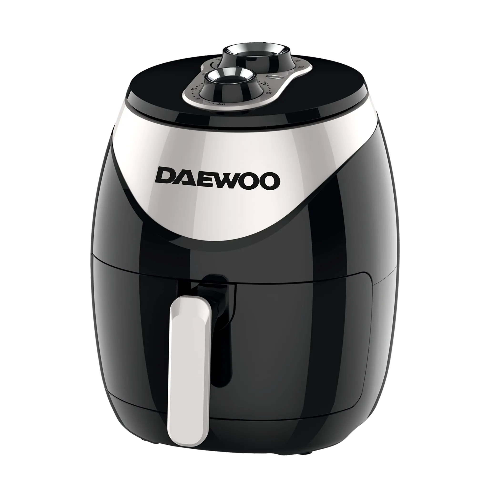 Daewoo 4 Liter Air Fryer with Rapid Air Circulation Technology 1500W Korean Technology DAF8017 Black/Silver - 2 Years Warranty