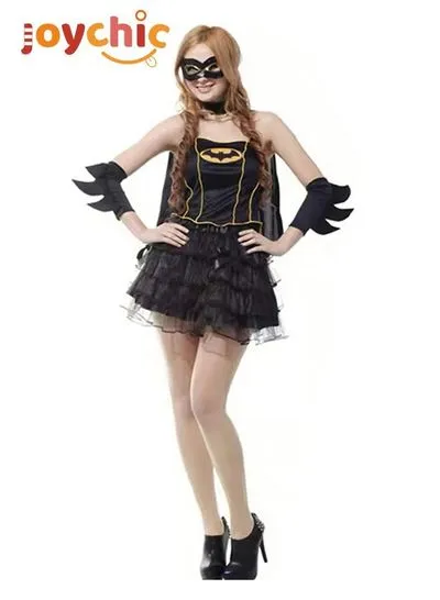 Batman Bat Corset Costume Halloween Masquerade Party Show Ladies Clothes One Size