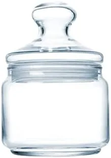 Luminarc Club Jar with Lid, 0.5 Litre Capacity, Clear