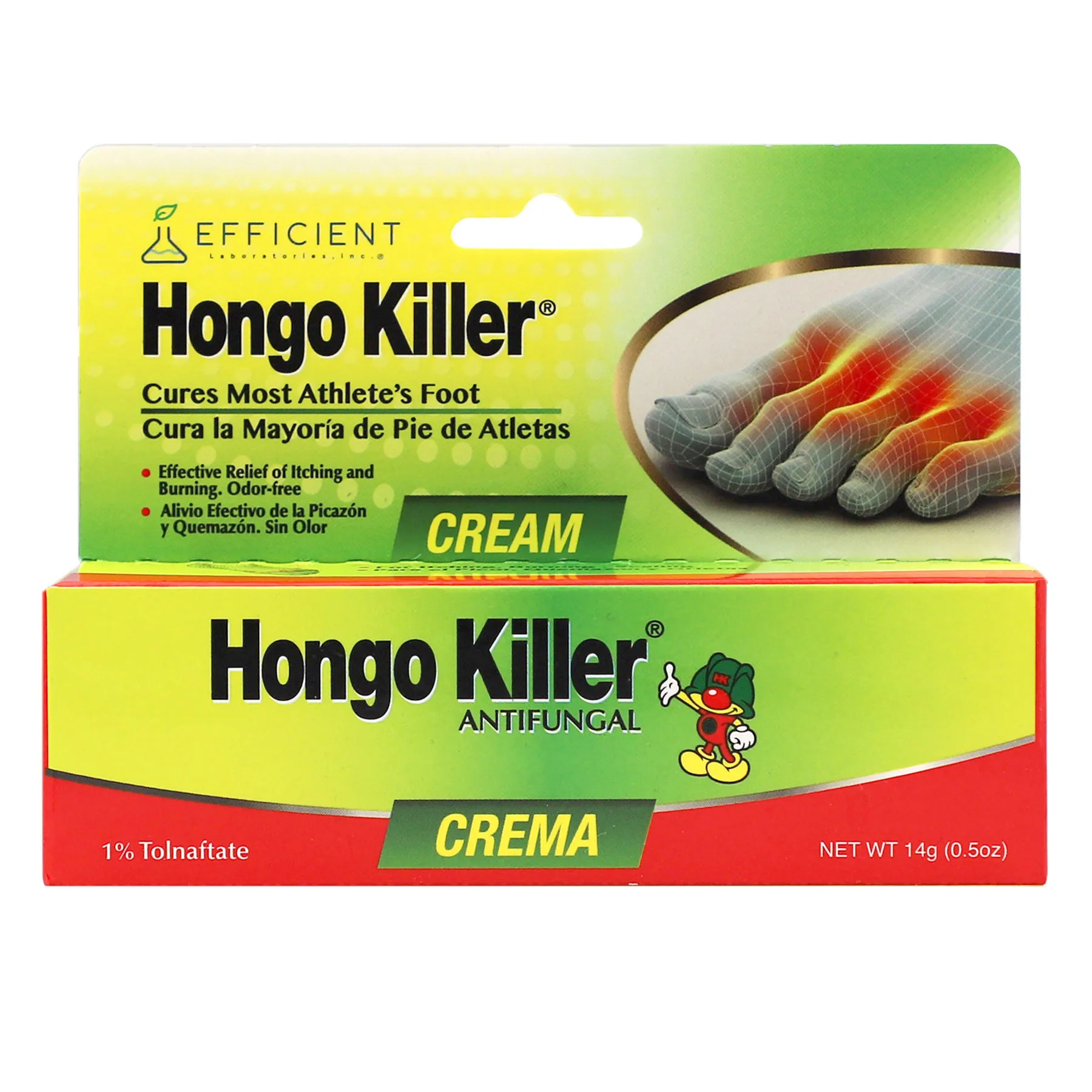 Hongo Killer Antifungal Cream _ Ointment Athelets Foot Ring Worm _ 14g