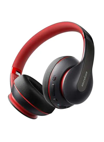 Anker Duet BT Wireless Over-Ear Headphones Black-Red
