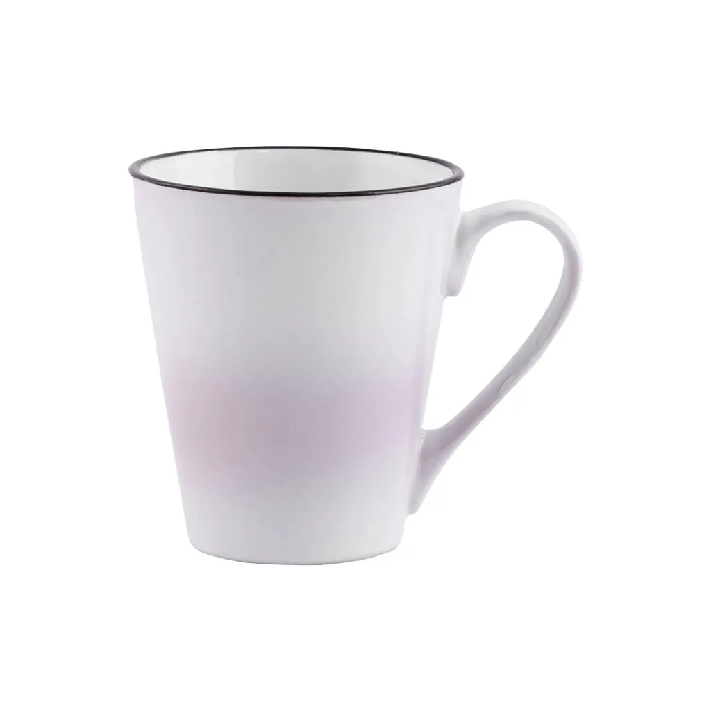 Royalford Reusable Stoneware Coffee Mug 350 ML- Large Coffee & Tea Mug, Traditional Extra Large Tea Mug, Thick Wall Small Portable Mug Ideal for Hot & Cold Drinks (Colour Splash)