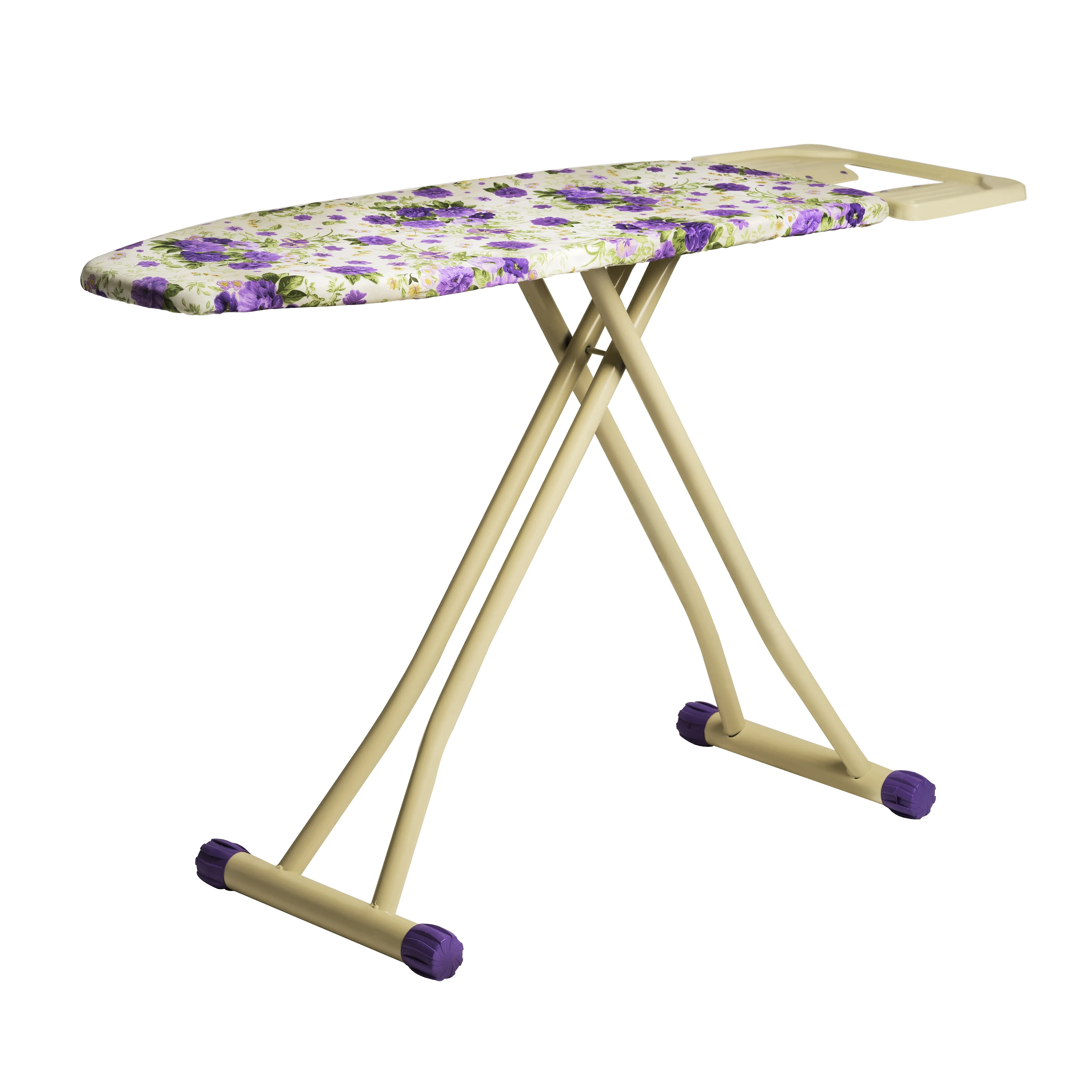 Royalford  RF7138 Mesh Ironing Board 41x116 Cm - Portable, Steam Iron Rest, Heat Resistant Cover | Contemporary Lightweight Board with Adjustable Height & Rubber Feet Cover