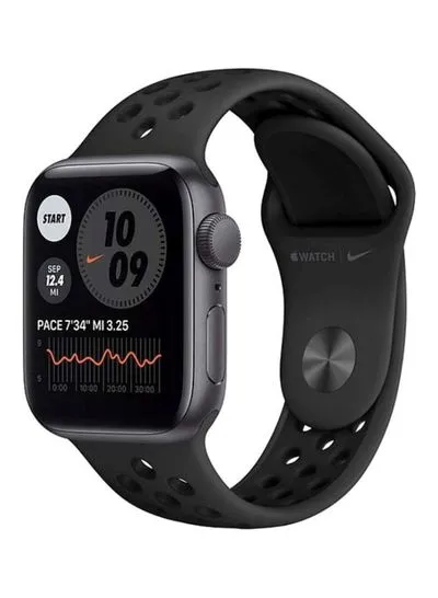 Apple Watch Nike SE-44 mm GPS Space Gray Aluminium Case with Sport Band Anthracite-Black