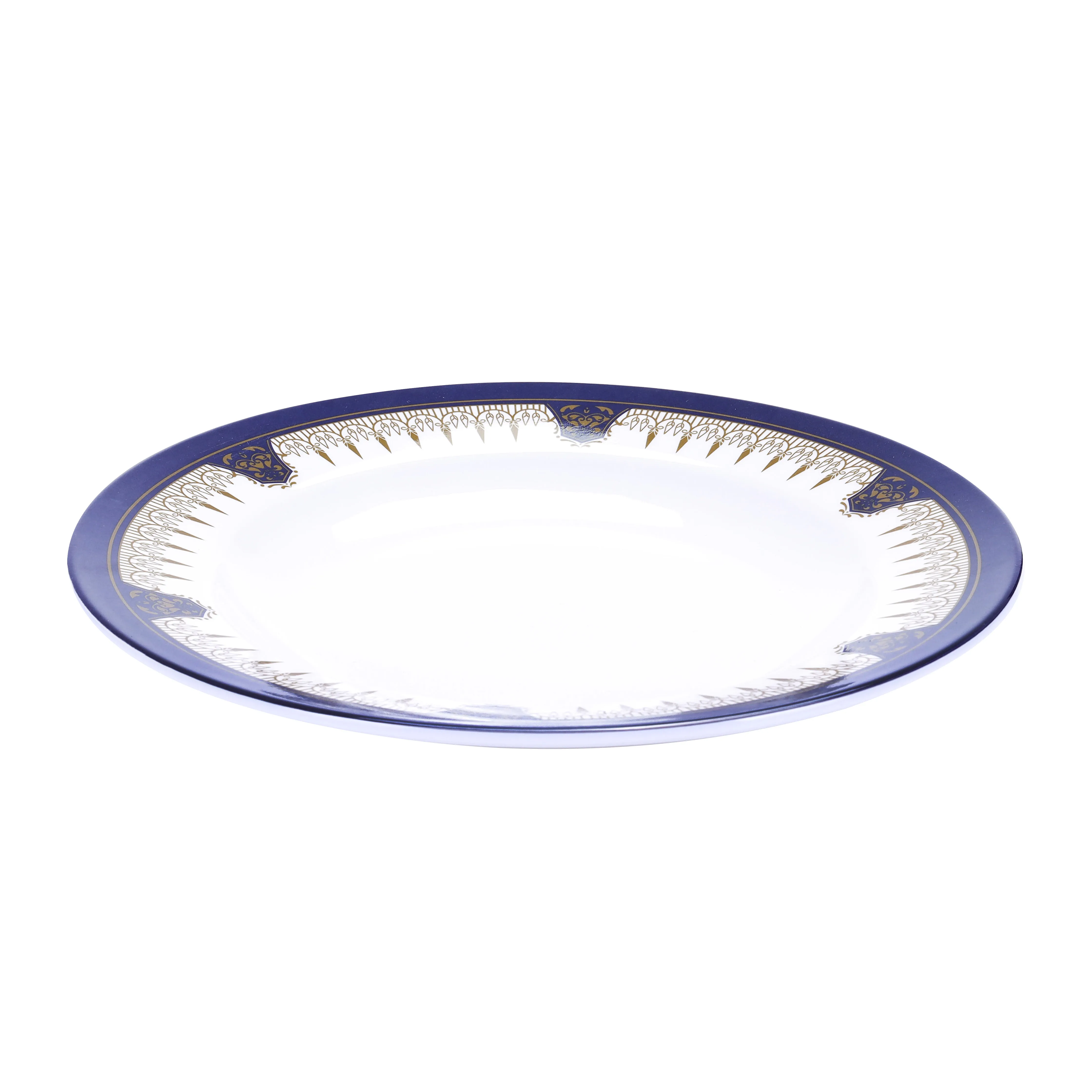 Royalford  10 Soup Plate - Soup Plates Pasta Plates plate with playful Classic decoration, dishwasher safe Ideal for Soup, Deserts, Ice Cream & More