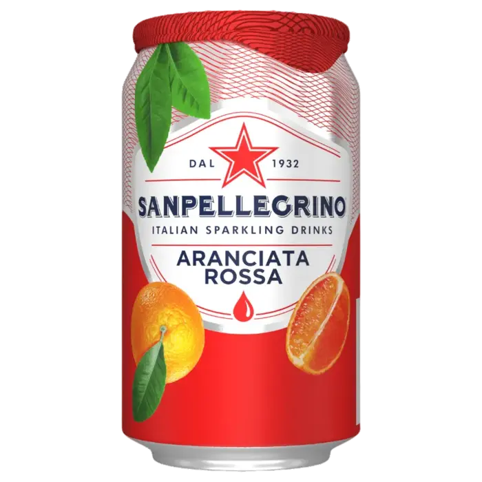 San Pellegrino Aranciata Rossa Sparkling Juice Can 330ml