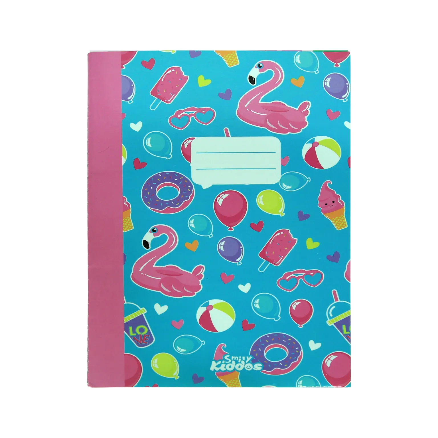 Smily A5 Lined Exercise Notebook_Blue