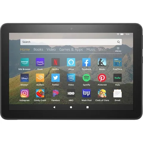 Amazon Fire HD 8 Tablet with Alexa (10th Gen), 8&quot; HD Display, 2GB, 32GB, Black