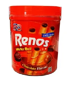Rico Renos Chocolate Wafer Roll, 400 gm - 01011483 (JBI66BAFD)