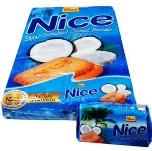 Nabil Nice Sugar Sprinkled Coconut Biscuits, 12 x 48 gm - 01011565 (JBI92A9B2)