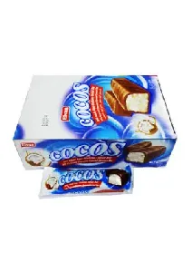 Elvan Cocos Coconut Milky Compound Chocolate Bar, 24 g (Pack of 24) - 01021098 (JBI210CE2)