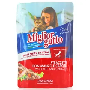 Miglor Pouch strips Beef and Carrots 100g (JBI60A905)