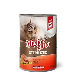 Miglor Sterilised Veal Cat Wet Food 400g (JBIDABE12)