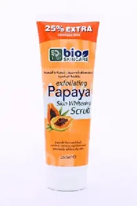 BIO SKINCARE EXFOLIATING SCRUB TUBE PAPAYA 250ML - BSC0701096 (JBI8A1256)