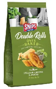 SNIPS DOUBLE ROLLS ITALIAN CHEESE 75G (Pack of 18) - SP1004 (JBI1A0F71)