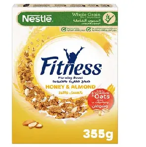 Nestle Fitness Honey & Almond Breakfast Cereal 355g - B07DV81ZN3 (JBI071119)