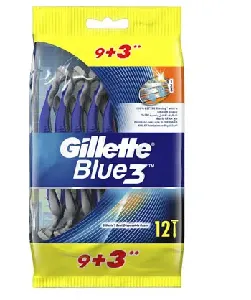 Gillette Blue3 Men’s Disposable Razors, 9+3 count - B07MF3Y6FC (JBID1AD50)