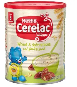 Nestle Cerelac Infant Cereal Wheat & Date Pieces, Tin Pack, 400g - B07MTW9J1B (JBI655AB7)