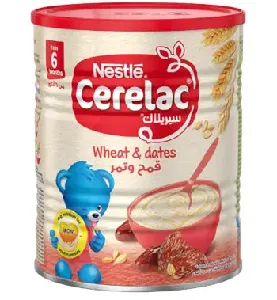 Nestle Cerelac Infant Cereal Wheat & Dates, Tin Pack, 400g - B07MV32JCQ (JBI0D06AD)