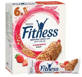 Nestle Fitness Strawberry Cereal Bar 23.5g (6 Bars) - B07NF6JCYW (JBI69B15B)